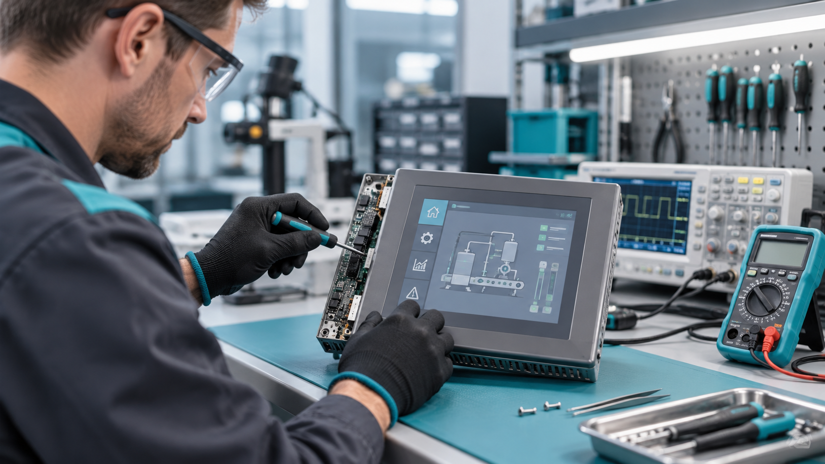 Diagnostika HMI panela